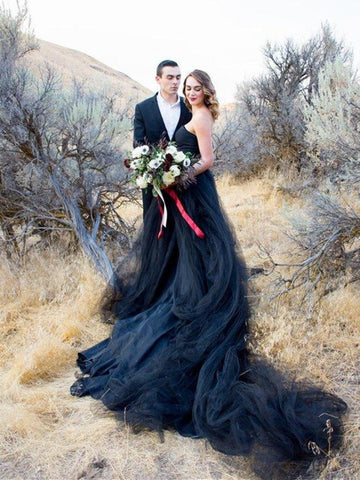 Wedding Dresses Bridal Gowns Strapless Skirt-WF01566-Veeddydropshipping