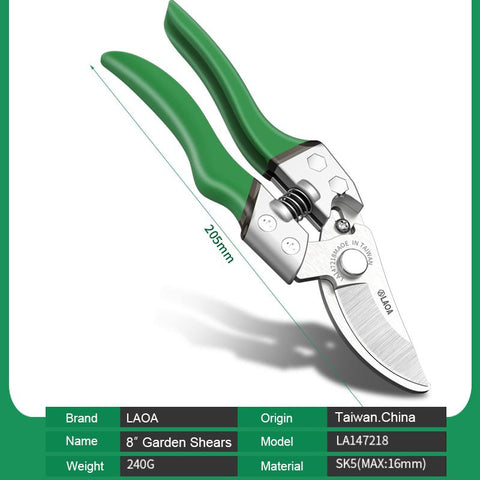 Garden Pruning Shear Cutting Shrub Scissors-TI00084-Veeddydropshipping