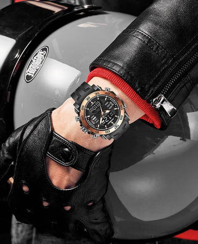 Quartz Man Watches Military Sports Digital Dual Display Watch-JW00797-Veeddydropshipping