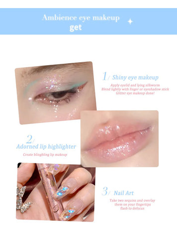 Eyeliner Pen Diamond Shining Liquid Eye Shadow-BH00612-Veeddydropshipping