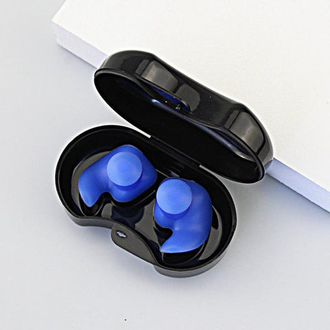 Summer Swimming Earplugs/Nose Clip Set Silicone Waterproof Sleep Anti-noise Ear Plugs -OS00100-Veeddydropshipping