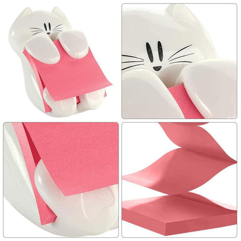 Cute Note Tape Dispenser Cat Office Accessory-HA00320-Veeddydropshipping