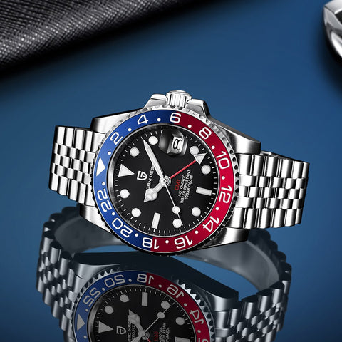 Luxury Men Mechanical Wristwatch Stainless Steel Watch -JW00602-Veeddydropshipping