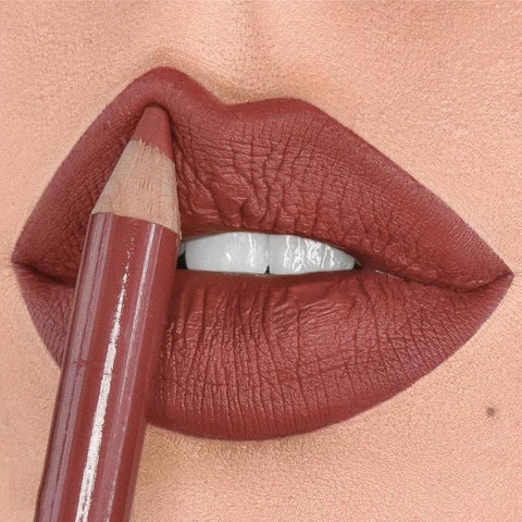 Lipliner Pencil Waterproof Red Matte Tint Lipstick-BH00648-Veeddydropshipping