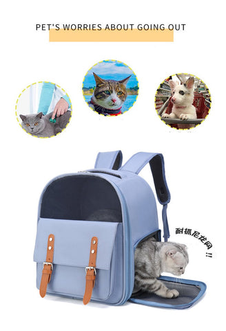 Soft Travel Pet Carriers Portable Foldable Bag-HA01986-Veeddydropshipping
