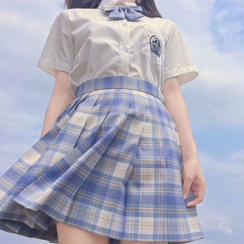 Japanese Jk Uniform Pleated Skirt Girl-WF00005-Veeddydropshipping