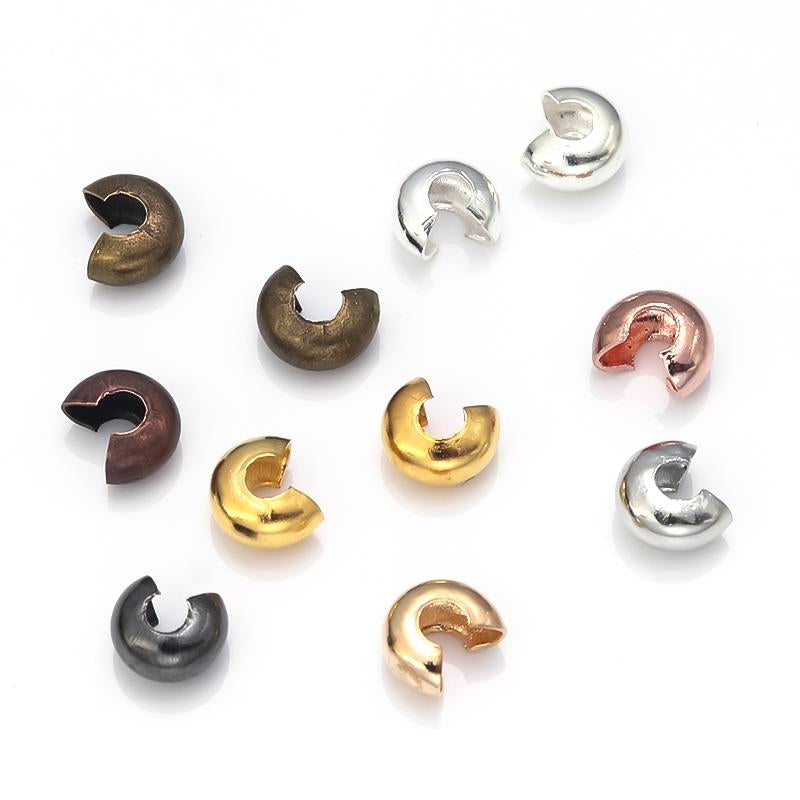 Open Crimp Beads Covers Crimp Beads Stopper Beads For DIY-JW01526-Veeddydropshipping