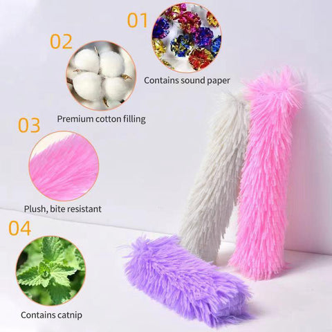 Self-hi Cat Chew Toy Strip Pillow Cat Teaser Toys-HA01982-Veeddydropshipping
