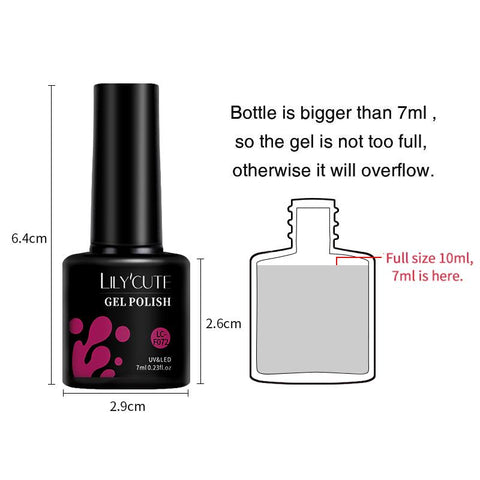 7ML Plum Color Nail Gel Polish Autumn Nail Art Vernis -BH01016-Veeddydropshipping