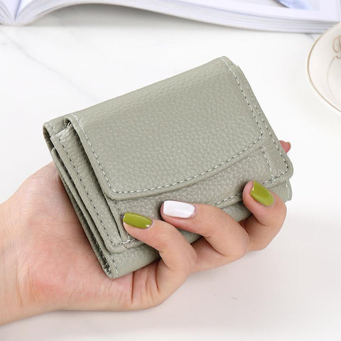 Mini Short Purse Lady Multi-card Bags Large-capacity Coin Purse-BS00201-Veeddydropshipping