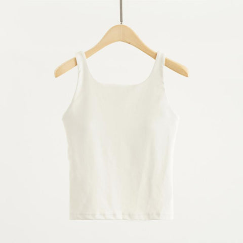 U-neck Backless Yoga Shirts Light Support Gym Clothing Fitness Vest Naked -OS00810-Veeddydropshipping