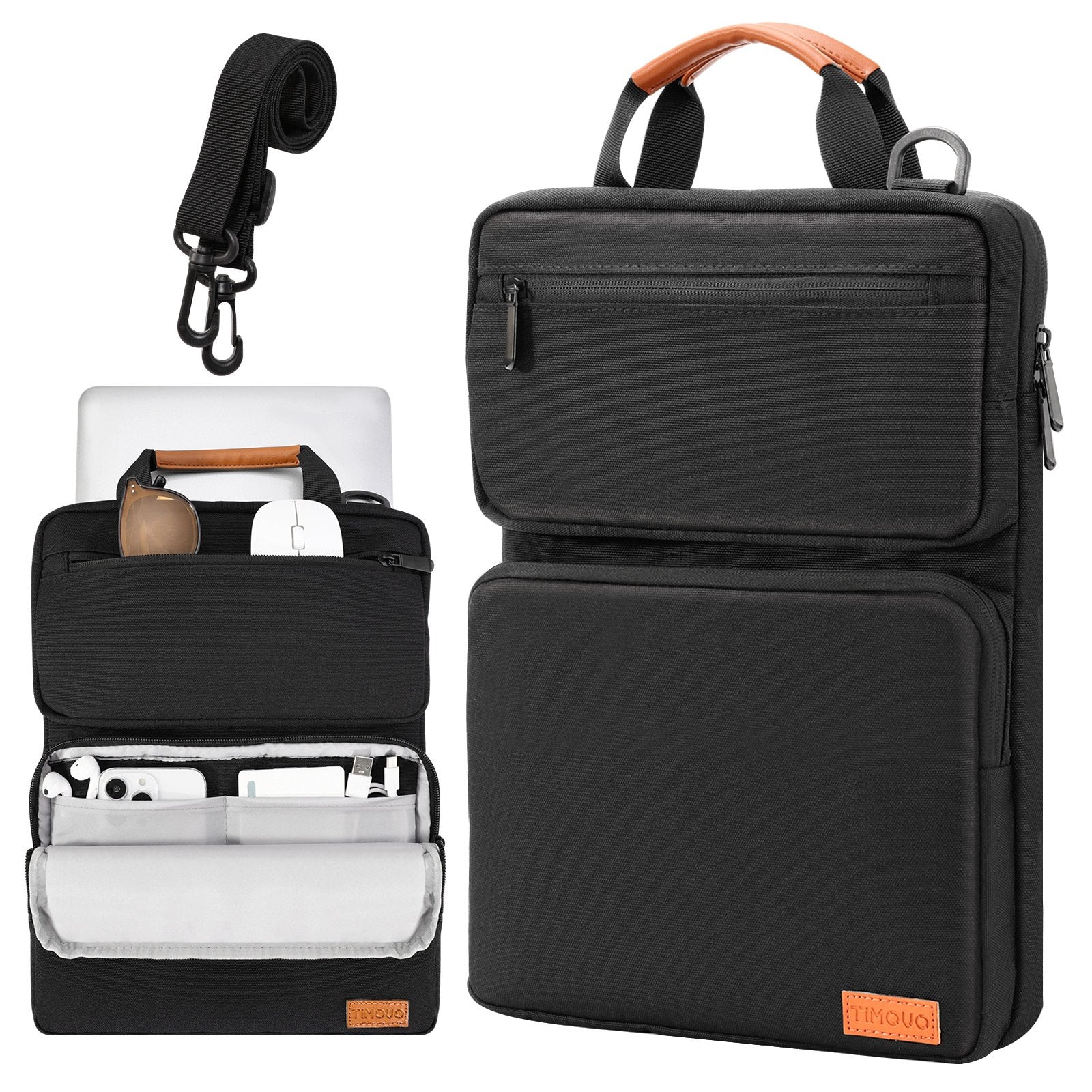 Laptop Sleeve Business Briefcase Messenger Bag-Veeddydropshipping