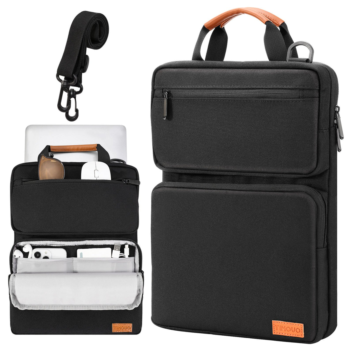 Laptop Sleeve Business Briefcase Messenger Bag-Veeddydropshipping
