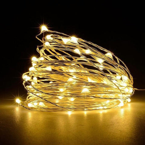 10pcs Wine Bottle Light with Cork LED String Lights Garland Christmas-TI00932-Veeddydropshipping