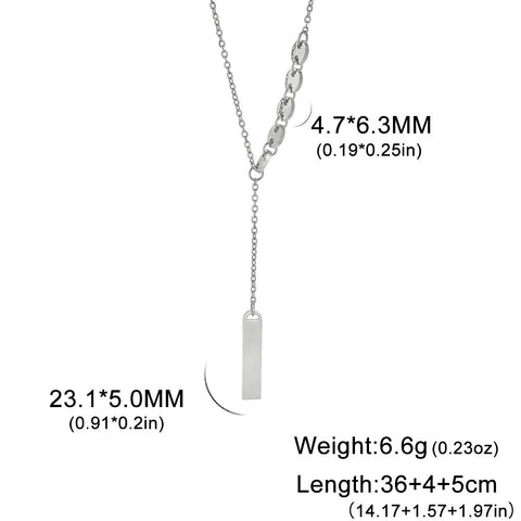 Nostril Chain Necklaces for Women Stainless Steel Jewelry-JW01215-Veeddydropshipping