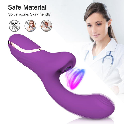 Powerful Clitoral Vibrator For Women Clit Clitoris Sucker Sucking Vacuum Stimulator -BH01249-Veeddydropshipping