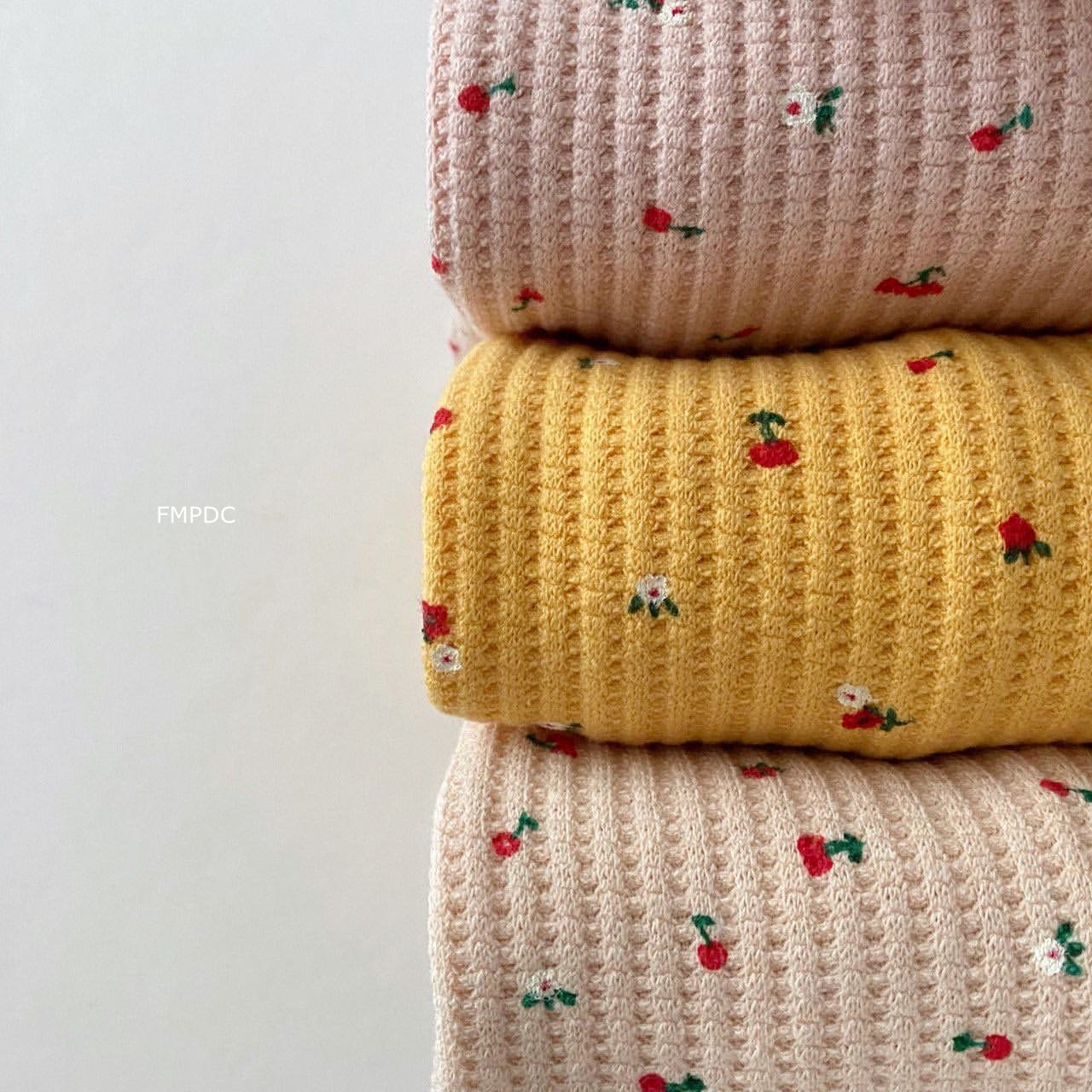 2022 New Toddler Kids Waffle Cotton Clothes Set Many Fruits Print-Veeddydropshipping-6