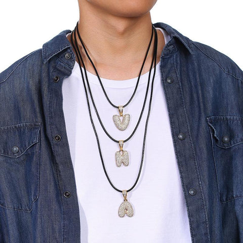 Leather Necklace Chain For Women Men Stainless Steel -JW01224-Veeddydropshipping