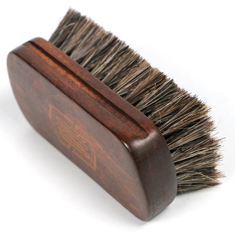 Car Interior Leather Textile Cleaning Brush with Horsehair Bristle-AM00476-Veeddydropshipping
