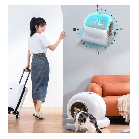 Automatic Cat Litter Box Intelligent APP Control-HA01399-Veeddydropshipping