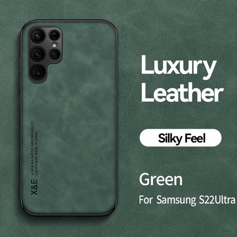 Leather Case For Samsung Galaxy S22 S23 Ultra S21 Plus S20 FE A53 A13-PA00213-Veeddydropshipping