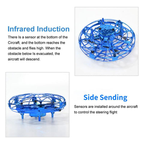 Mini UFO RC Drone Hand Sensing Helicopter Model Electronic Flying QuadcopterTB01413-Veeddydropshipping