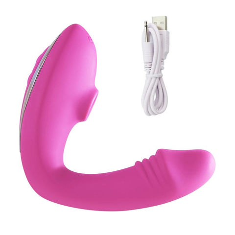 Silicone Vagina Sucking Vibrators 10 Speed Vibrating Oral Sex Clit Sucker Clitoris-BH01238-Veeddydropshipping
