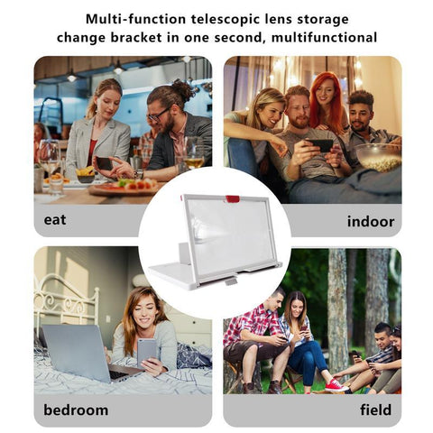 12 Inch 3D Eye Protect Mobile Phone Screen Magnifier Video Amplifier Enlarger Movie Projector-PA00728-Veeddydropshipping