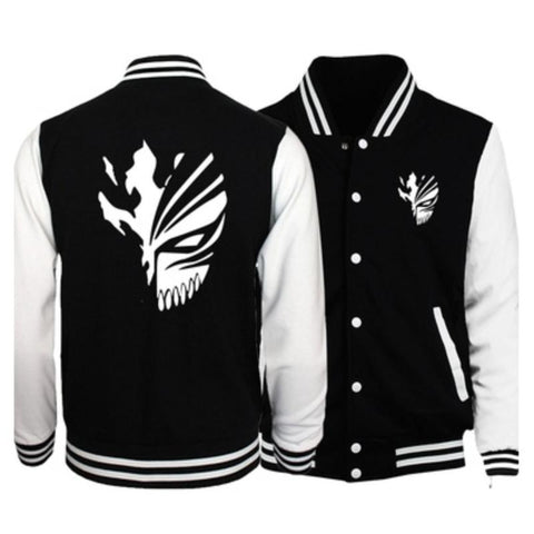 Anime B-Bleach Kurosaki Ichigo Baseball Jackets hoody coats-MF01096-Veeddydropshipping