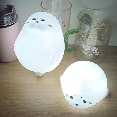 Cute Led Seal Silicone Small Night Light-TI00499-Veeddydropshipping