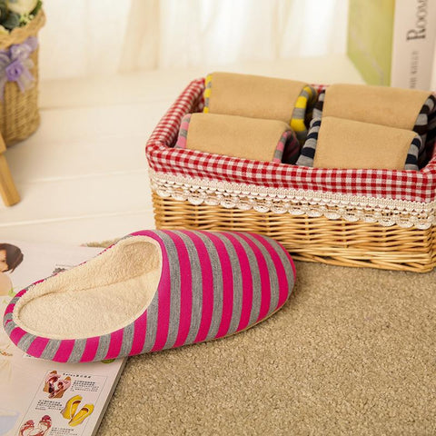 Plush Lovers Home Slippers Anti-slip House Floor Shoes-BS01155-Veeddydropshipping