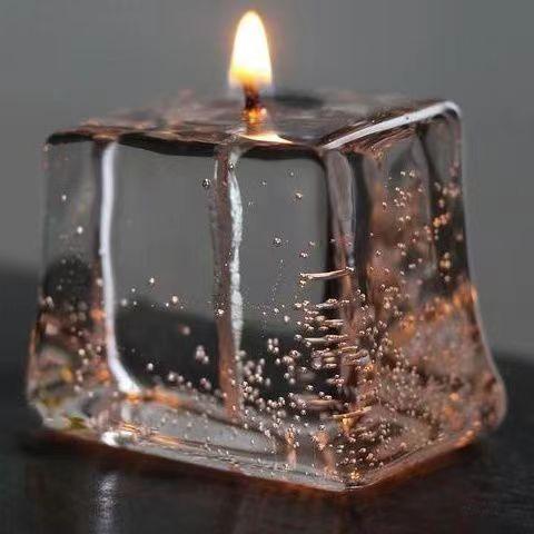 Creative ice cube scented candle room decoration-HA00384-Veeddydropshipping