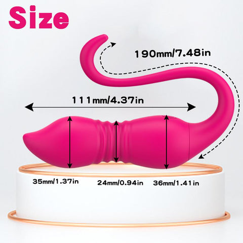 Wireless Bluetooth Telescoping Vibrator for Women Dildo G Spot Clit Stimulator APP -BH01172-Veeddydropshipping