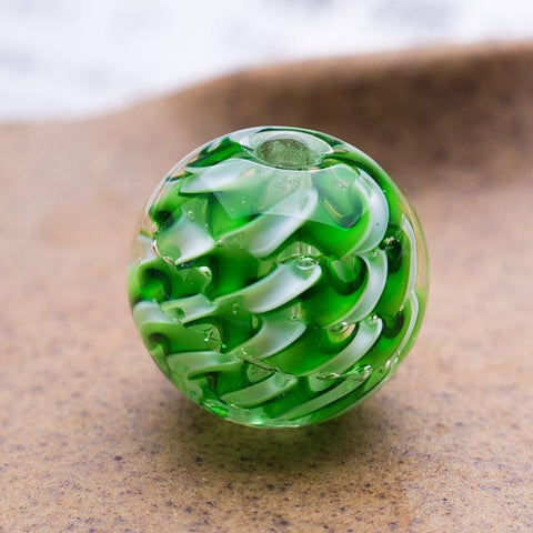 Round Ball Shape Helix Glass Loose Crafts Beads For DIY -JW01480-Veeddydropshipping