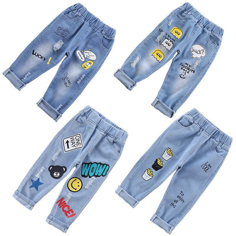 Summer Baby Boys Denim Shorts Fashion Hole Children Jeans South-TB01309-Veeddydropshipping
