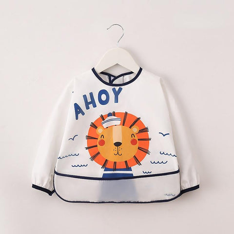 Little Boy Girl Painting Smock Baby Soft Waterproof Bib Child-Veeddydropshipping-6