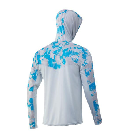 Fishing Shirts HUK Fish Clothing Long Sleeve T-shirt UPF 50 Hood Sun Protection -OS00488-Veeddydropshipping