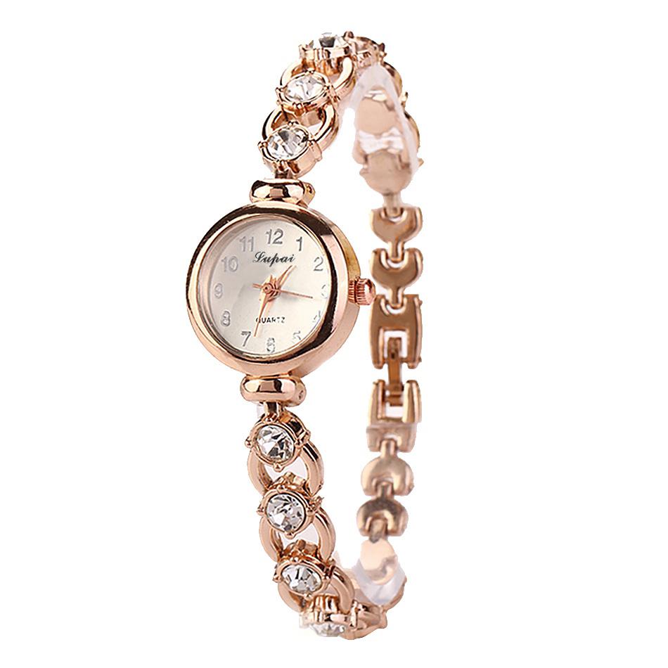 Luxury Brands Stainless Steel Crystal Bracelet Wrist Watch -JW01105-Veeddydropshipping