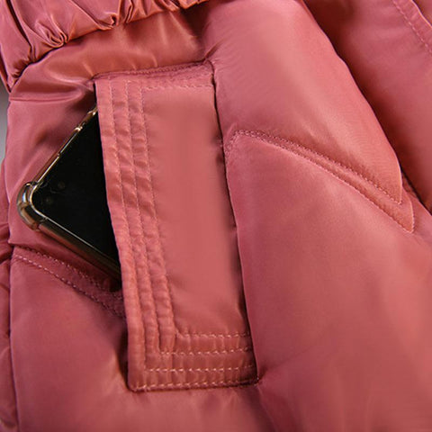 Baby Girls Winter Jacket Childrens Thicken Warm Clothing-Veeddydropshipping