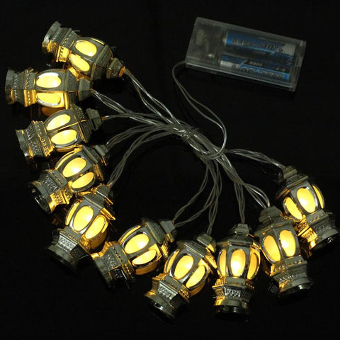 EID Mubarak Decor Ramadan Decorations Moon Star Led String Lights-TI00935-Veeddydropshipping