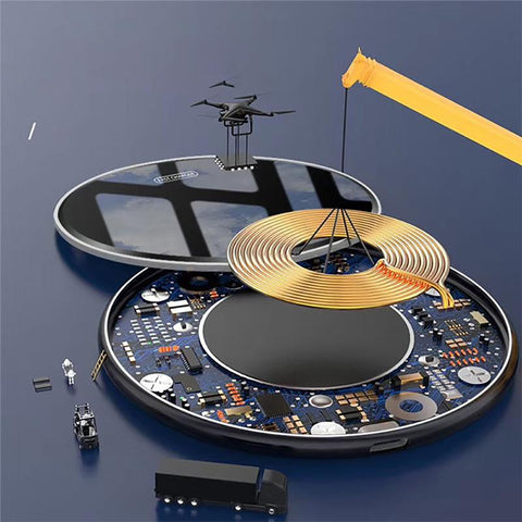 New Desktop Wireless Charging Mobile Phone Wireless Charger for iPhone Android-PA01042-Veeddydropshipping