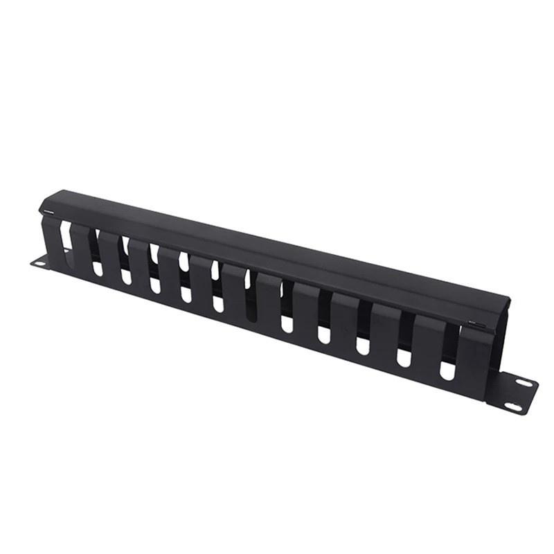 19 Inch Cabinet Cable Management Frame 24 Port Stalls 1U Network Rack 12 Slot Metal Network-PA00849-Veeddydropshipping