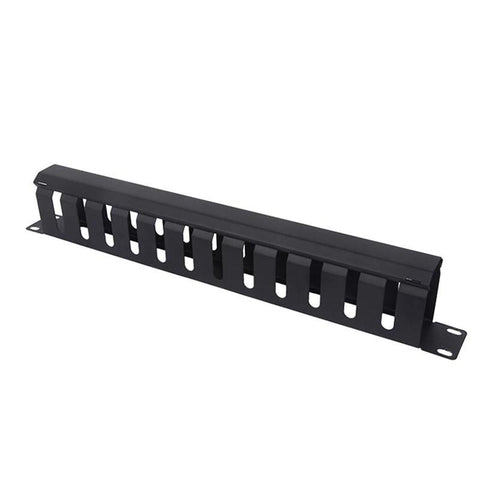 19 Inch Cabinet Cable Management Frame 24 Port Stalls 1U Network Rack 12 Slot Metal Network-PA00849-Veeddydropshipping