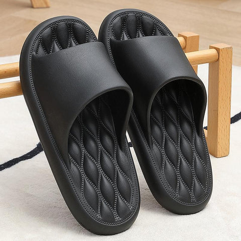 Thick Flats Platform Beach Slides Soft Bath Cartoon