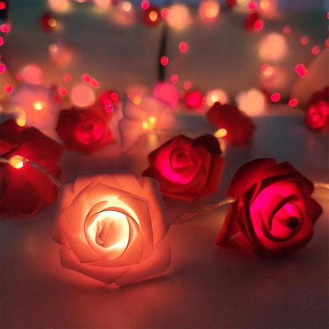 3m 20leds Rose LED Flower Fairy String Lights Garland Christmas-TI00933-Veeddydropshipping