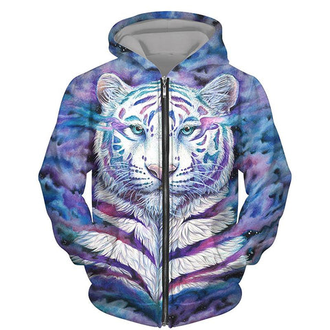 Printed Hooded Sweatshirt Sport Coat Pullover Fashion-MF00330-Veeddydropshipping