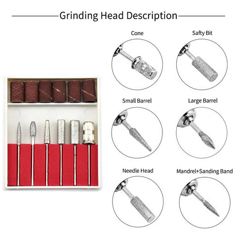 Professional Nail Drill Electric Nail File with Speed Display -BH01029-Veeddydropshipping