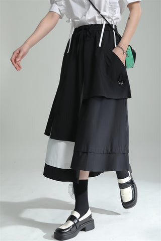 Women Fashion Versatile Medium Length Skirt-WF00495-Veeddydropshipping