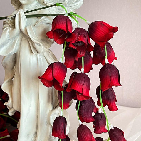 Imitation Flowers Orchids Bell Lanterns Artificial Flower-HA00690-Veeddydropshipping