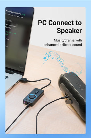 USB Sound Card Audio Interface External Jack Mic Speaker-CO00101-Veeddydropshipping